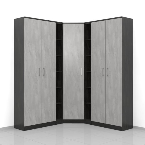 Szafa narożna Abe-N04 222h x 170 x 170 x 38 cm