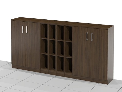 Szafa z półkami Abe-B01 117h x 240 x 38 cm