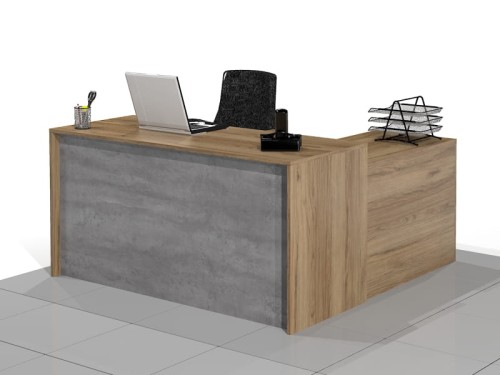 Biurko z dostawką - narożne SADA-A1 (lewe).