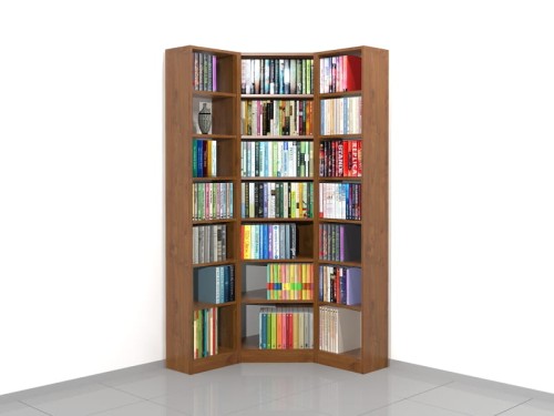 Regał na książki narożny MF-NA-02