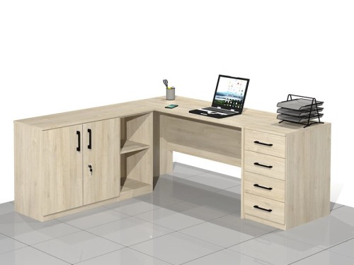 Biurka narożne 180 x 180 x75h cm BLOCK-NB (wersja lewa).