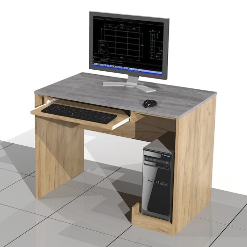 Stolik komputerowy biurko 100 x 60 x 75h cm COM-B100 (prawy).