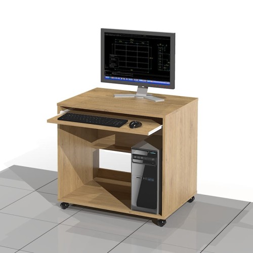 Stolik komputerowy na kółkach 80 x 60 x 75h cm ALT-A80