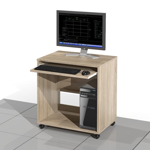 Stolik komputerowy na kółkach 70 x 50 x 75h cm ALT-A70