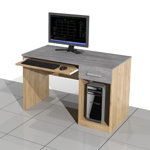 Biurko komputerowe EON-A (prawe).