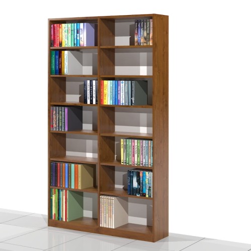 Regał na książki 200 x 120 x 25 cm MFK-06