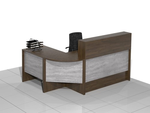 Biurko recepcyjne narożne: Linda-RCD (prawe)