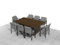 Stół biurowy konferencyjny 200 x 120 x 75h cm MF-SB-KA02