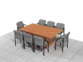 Stół biurowy konferencyjny 200 x 120 x 75h cm MF-SB-KA02
