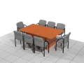 Stół biurowy konferencyjny 200 x 120 x 75h cm MF-SB-KA02