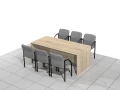 Stół biurowy konferencyjny 200 x 90 x 75h cm MF-SB-KB01