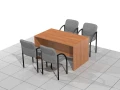 Stół biurowy konferencyjny 140 x 80 x 75h cm MF-SB-KB02