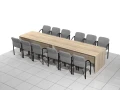 Zestaw - stół konferencyjny 400 x 90 x 75h cm MF-SB-KZ01