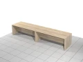 Zestaw - stół konferencyjny 400 x 90 x 75h cm MF-SB-KZ01