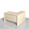 Biurko narożne 120 x 120 x 75h cm MF-BN-A01L (lewe)