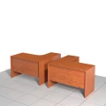 Biurka narożne prawe i lewe komplet 120 x 120 x 75h cm MF-BN-A01D