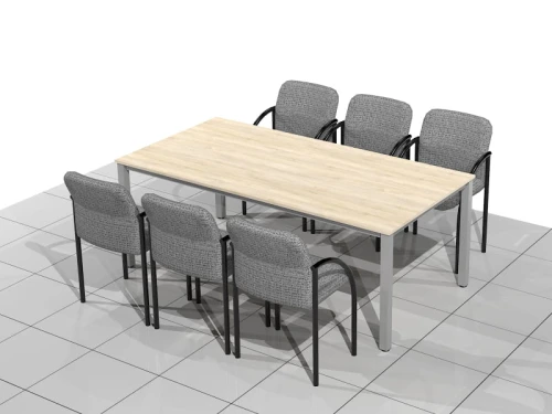 Stół biurowy konferencyjny 200 x 100 x 75h cm MAT-RK01