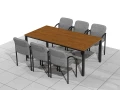 Stół biurowy konferencyjny 200 x 100 x 75h cm MAT-RK01