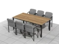 Stół biurowy konferencyjny 200 x 100 x 75h cm MAT-RK01