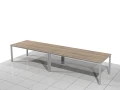 Stół biurowy konferencyjny 400 x 100 x 75h cm MAT-ZK01