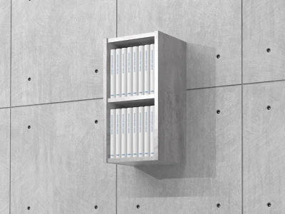Półka wisząca na książki 56h x 29 x 25 cm MFPW-C01