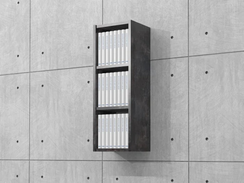 Półka wisząca na książki 83h x 29 x 25 cm MFPW-C02