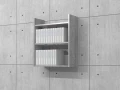 Półka wisząca na książki 70h x 60 x 25 cm MFPW-D01