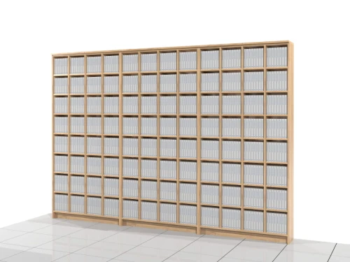 Regał na książki 227h x 327 x 25 cm ASTEN-A03