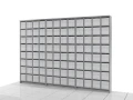 Regał na książki 227h x 327 x 25 cm ASTEN-A03