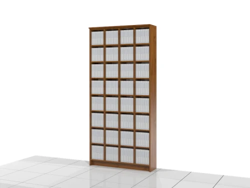 Regał na książki 227h x 109 x 25 cm ASTEN-A01