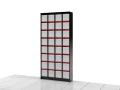 Regał na książki 227h x 109 x 25 cm ASTEN-A01