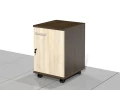 Pomocnik szafka pod biurko 65h x 45 x 50 cm OBOK-B1 (wersja prawa).