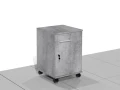 Pomocnik szafka pod biurko 60h x 40 x 42 cm OBOK-D1 (wersja prawa).