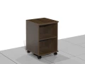 Pomocnik na kółkach pod biurko 60h x 40 x 42 cm OBOK-E1
