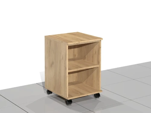 Pomocnik na kółkach pod biurko 60h x 40 x 42 cm OBOK-E1