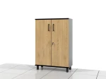 Szafa biurowa na nóżkach zamykana 120h x 80 x 38 cm NEL-A3