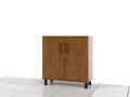 Szafka biurowa na nóżkach zamykana 85h x 80 x 38 cm NEL-A2