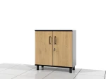 Szafka biurowa na nóżkach zamykana 85h x 80 x 38 cm NEL-A2