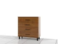 Szafka biurowa z szufladami na nóżkach 85h x 80 x 38 cm NEL-S2