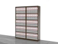 Regały biurowe zestaw LC-AA-PAL 183h x 140 x 36 cm
