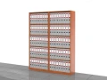 Regały biurowe zestaw LC-AA-PAL 183h x 140 x 36 cm