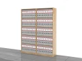 Regały biurowe zestaw LC-AA-PAL 183h x 140 x 36 cm