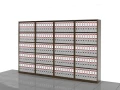 Regały biurowe zestaw LC-AD-2PAL 183h x 280 x 36 cm