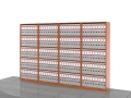 Regały biurowe zestaw LC-AD-2PAL 183h x 280 x 36 cm