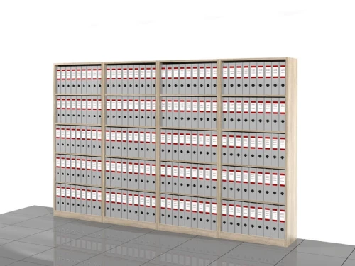 Regały biurowe zestaw LC-AD-2PAL 183h x 280 x 36 cm
