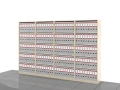 Regały biurowe zestaw LC-AD-2PAL 183h x 280 x 36 cm