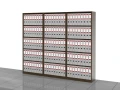 Regały biurowe zestaw LC-AE-PAL 183h x 210 x 36 cm