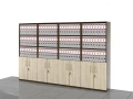 Szafy biurowe zestaw LC-AG-2PAL 183h x 280 x 38 cm