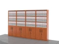 Szafy biurowe zestaw LC-AG-2PAL 183h x 280 x 38 cm