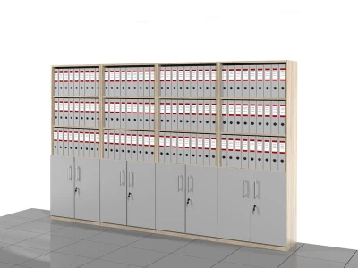Szafy biurowe zestaw LC-AG-2PAL 183h x 280 x 38 cm